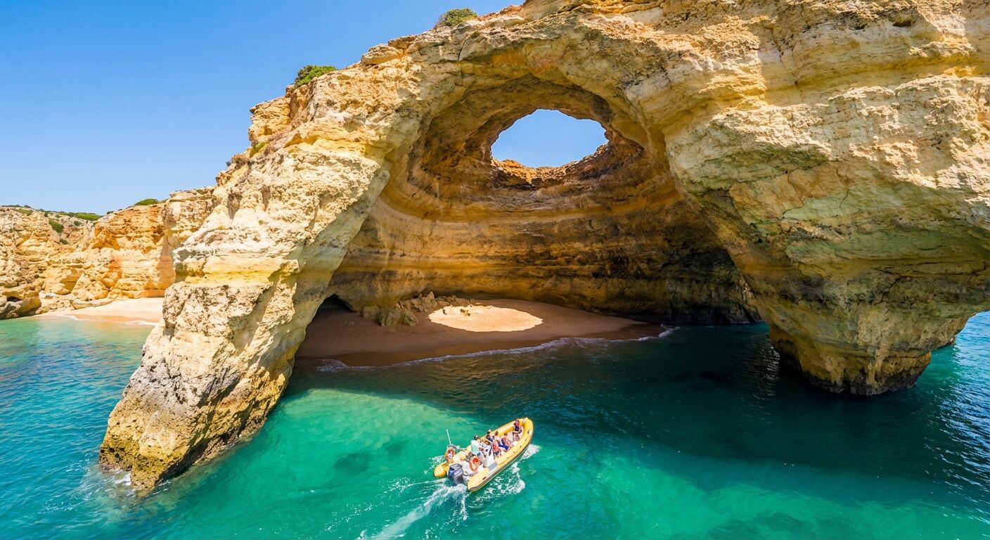 D&eacute;couvrez l'Algarve en 5 jours gr&acirc;ce &agrave; notre guide complet avec conseils pratiques, itin&eacute;raires incontournables et astuces pour profiter pleinement de cette belle r&eacute;gion du Portugal.