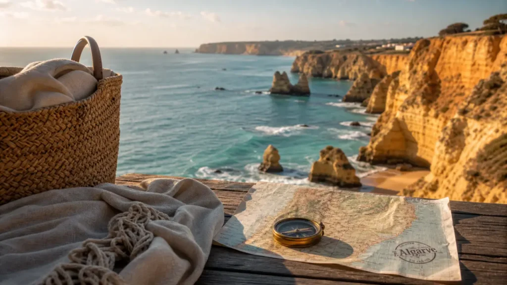 Photo carrefour voyage Portugal Algarve : côte algarvienne, mer turquoise et soleil