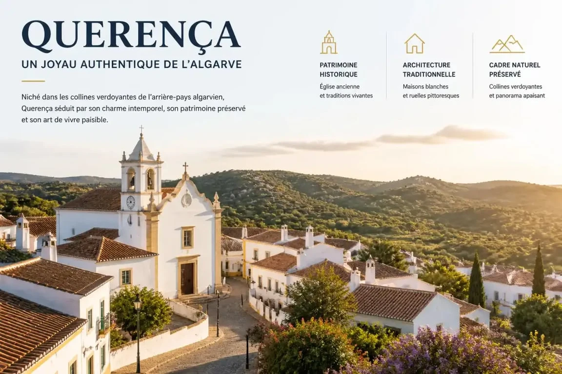 Village pittoresque de Querença, destination authentique pour découvrir la gastronomie et les restaurants de l'Algarve.