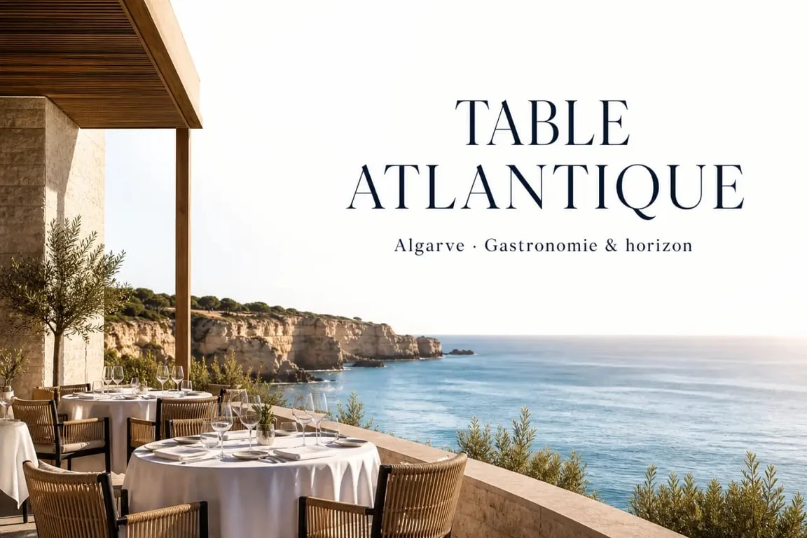 Ocean Restaurant Algarve avec vue sur l’Atlantique depuis une terrasse gastronomique