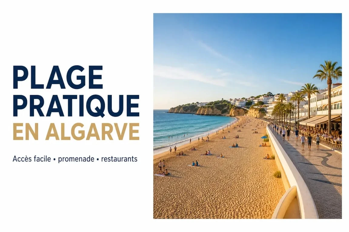 Plages gay algarve : grande plage pratique de l’Algarve avec promenade et services