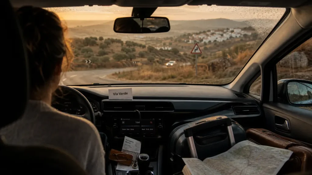 Portugal voiture en Alentejo, péage Via Verde, voiture de location