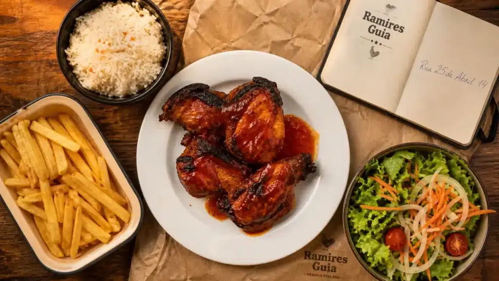 Restaurant Ramires Algarve : frango piri-piri à Guia