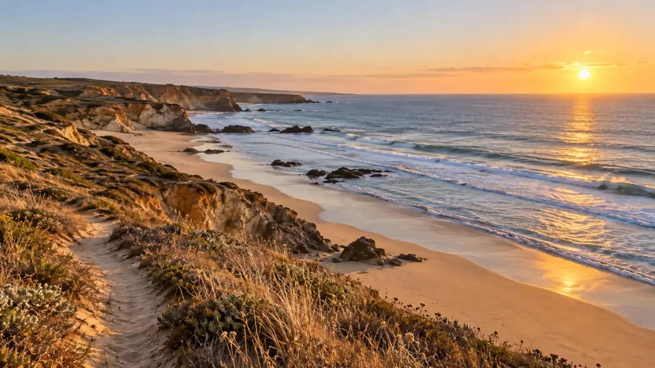 Côte portugaise sauvage de l'Alentejo près de Porto Covo
