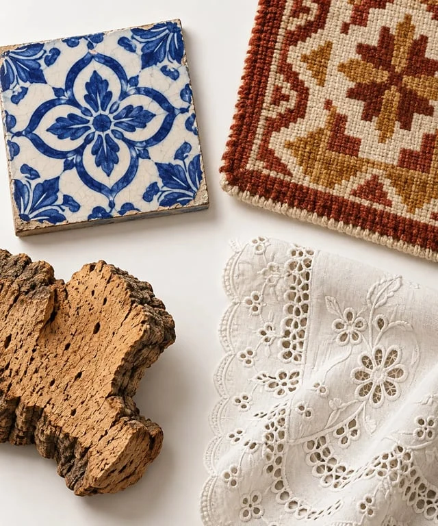 Azulejos et artisanat régional de la tradition portugaise